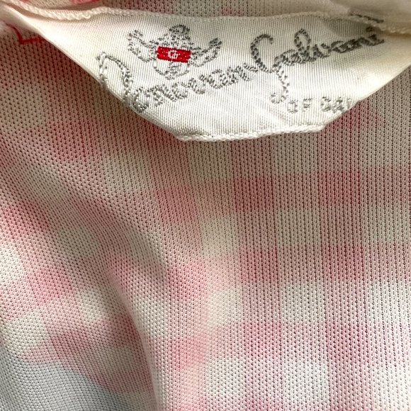 70's Polyester Tank Top Pinks & Blues - Size Medium/Large - Picture 6 of 6